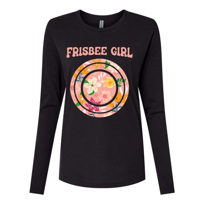 Frisbee Frisbee Player Frolf Frisbee Disc Golf Frisbee Gift Womens Cotton Relaxed Long Sleeve T-Shirt