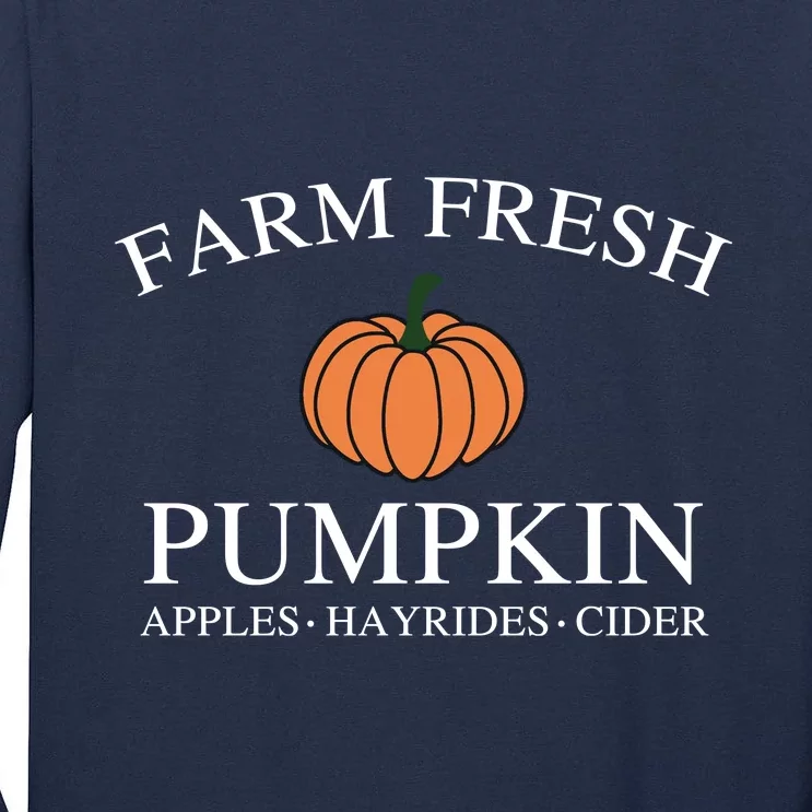 Farm Fresh Pumpkin Tall Long Sleeve T-Shirt