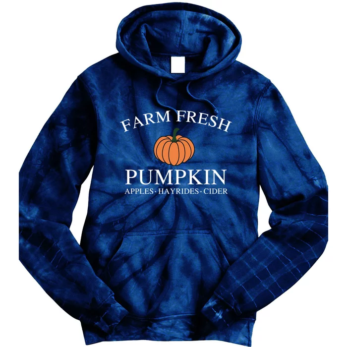 Farm Fresh Pumpkin Tie Dye Hoodie