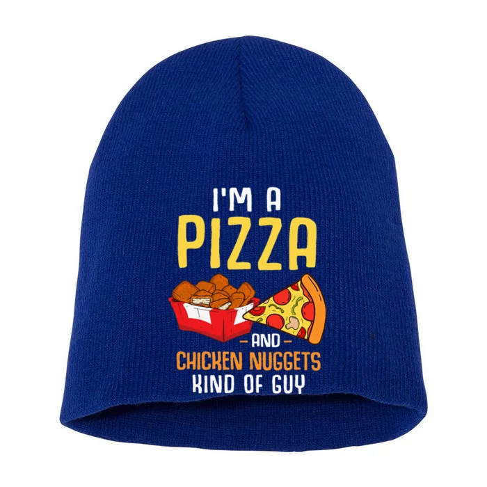 Fast Food Pizza Lover Foodie Short Acrylic Beanie