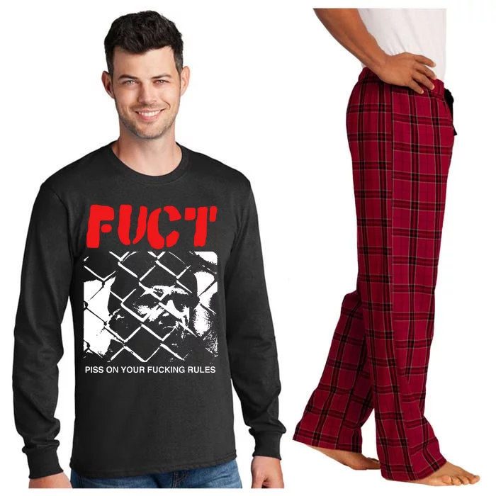 Fuct Fuct Piss On Your Fucking Rules Long Sleeve Pajama Set