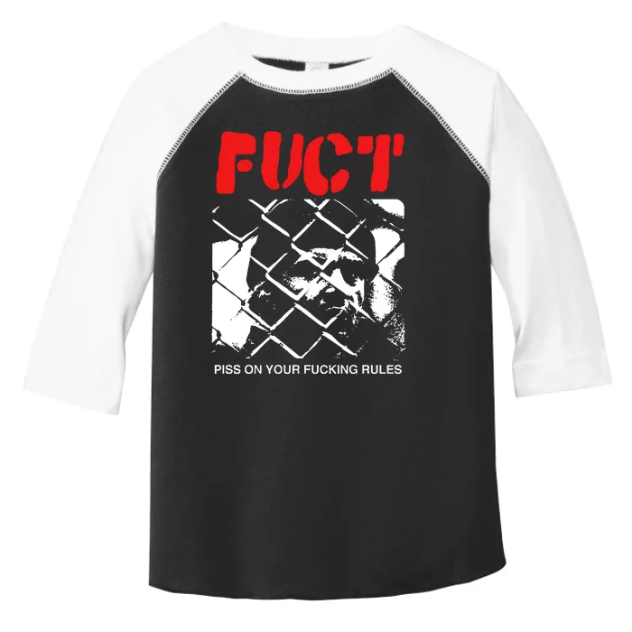 Fuct Fuct Piss On Your Fucking Rules Toddler Fine Jersey T-Shirt