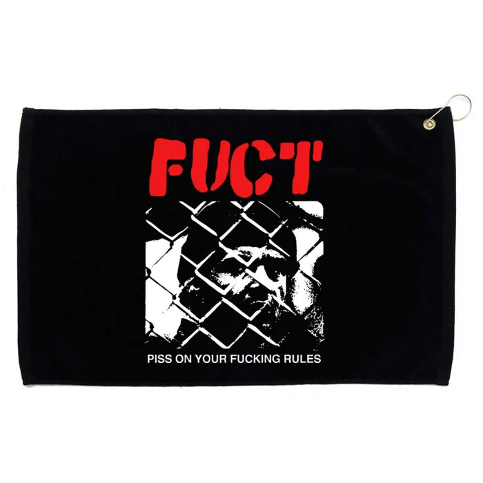 Fuct Fuct Piss On Your Fucking Rules Grommeted Golf Towel