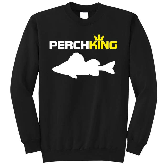 Funny Fishermen Perch King Perch Fly Fishing Sweatshirt