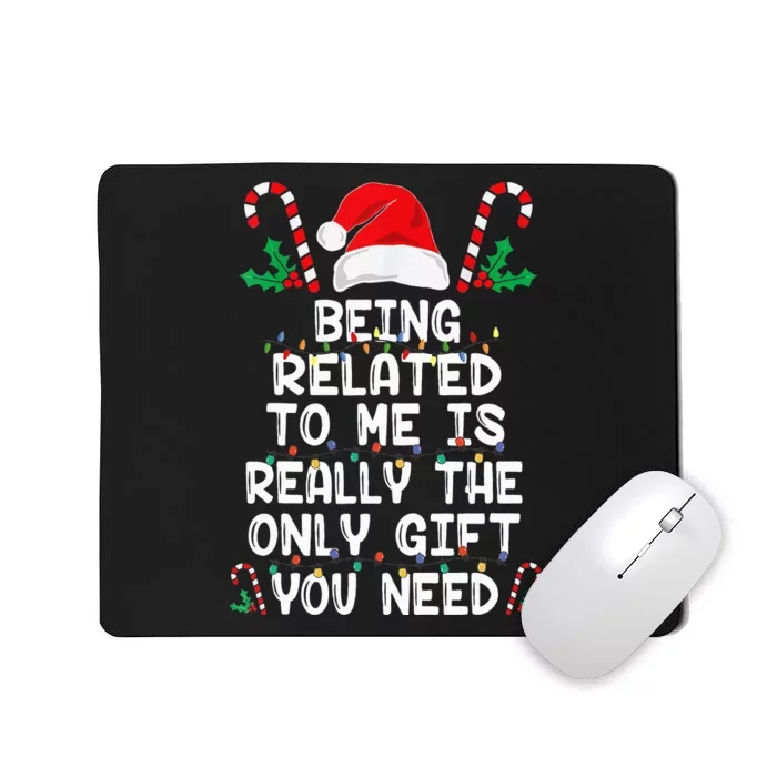 Festive Family Pajamas for Christmas Celebrations Mousepad