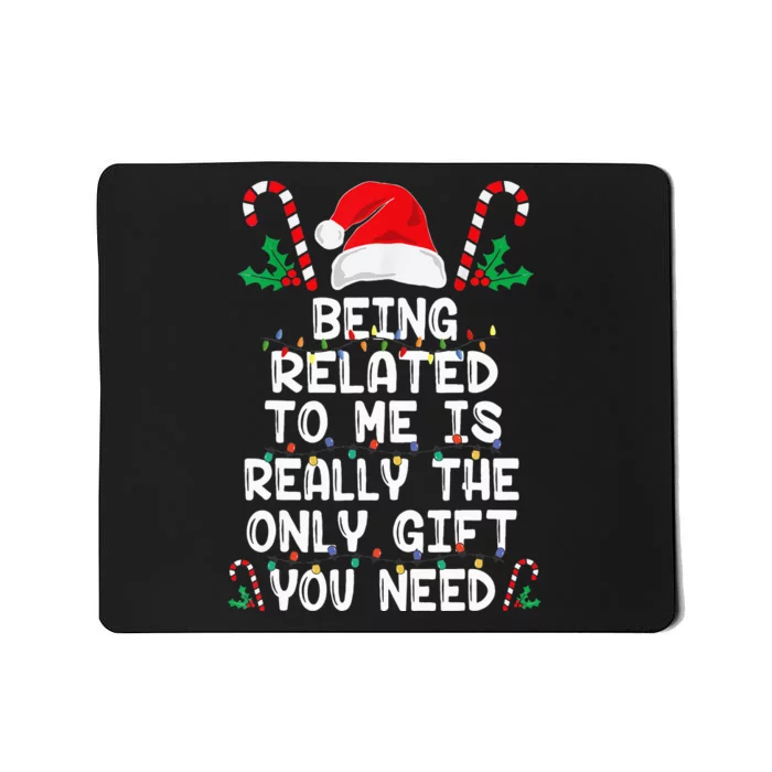 Festive Family Pajamas for Christmas Celebrations Mousepad