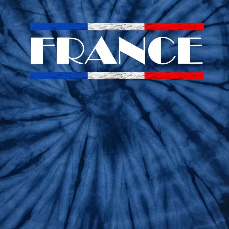 France French Pride France Flag French Roots French Flag Tie-Dye T-Shirt