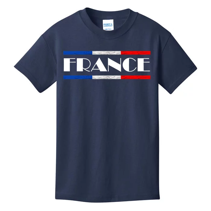 France French Pride France Flag French Roots French Flag Kids T-Shirt