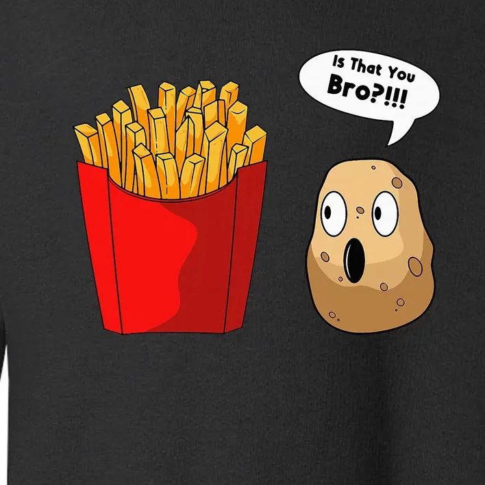 French Fries Potatoes Snack Finger Chips Toddler Sweatshirt