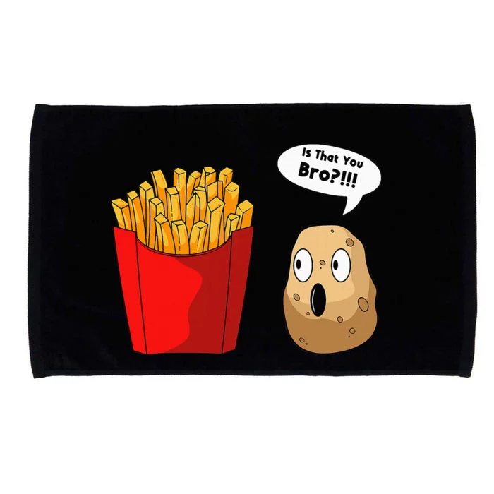 French Fries Potatoes Snack Finger Chips Microfiber Hand Towel