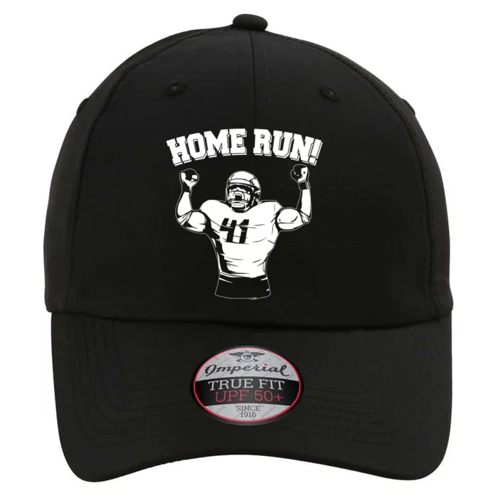 Funny Football Player Home Run The Original Performance Cap