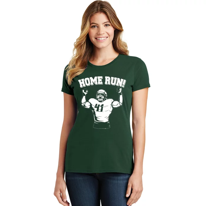 Funny Football Player Home Run Women's T-Shirt