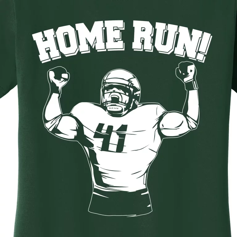 Funny Football Player Home Run Women's T-Shirt