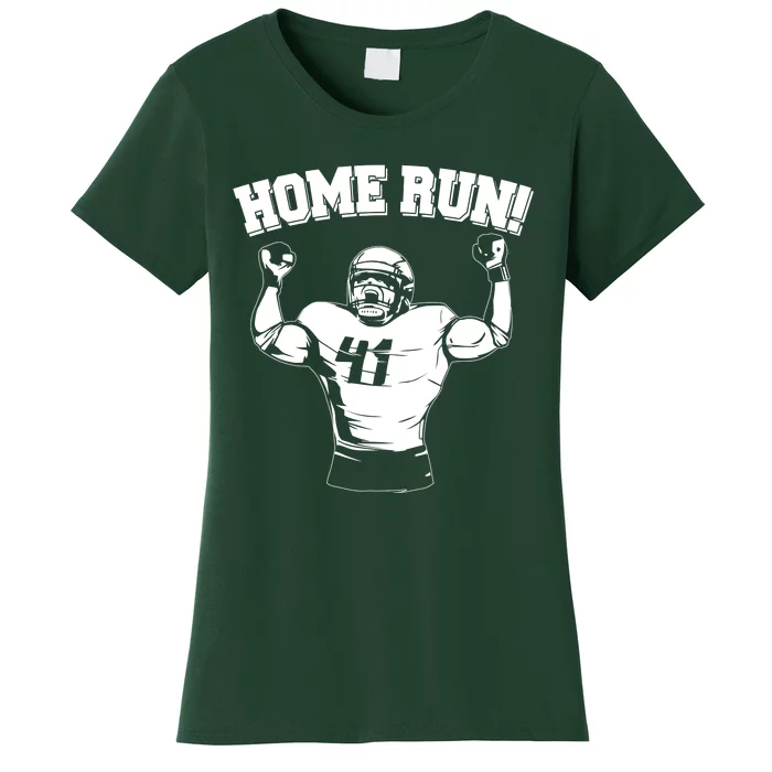 Funny Football Player Home Run Women's T-Shirt