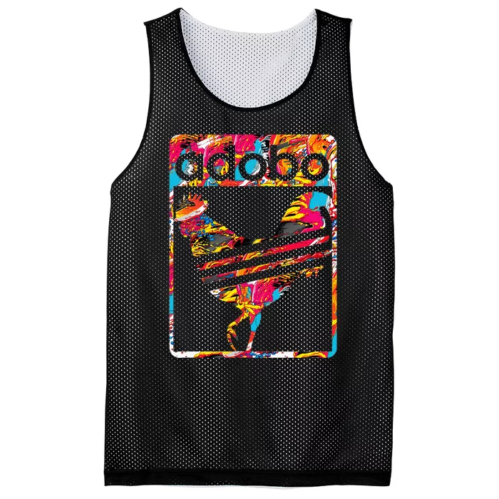 Funny Filipino Pinoy Chicken Adobo Mesh Reversible Basketball Jersey Tank