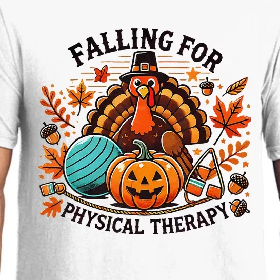 Falling For Physical Therapy Pt Pumpkin Fall Thanksgiving Pajama Set