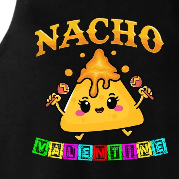 Funny Food Pun Mexican Food Cheese Nacho Valentine Gift Ladies Tri-Blend Wicking Tank