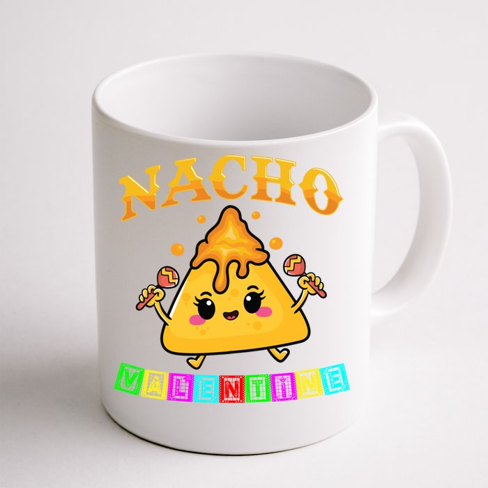 Funny Food Pun Mexican Food Cheese Nacho Valentine Gift Front & Back Coffee Mug