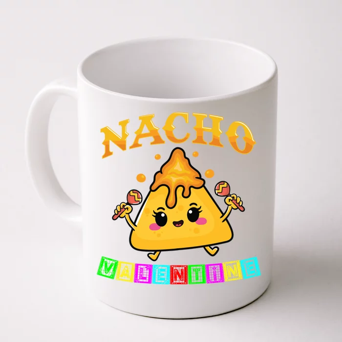 Funny Food Pun Mexican Food Cheese Nacho Valentine Gift Front & Back Coffee Mug