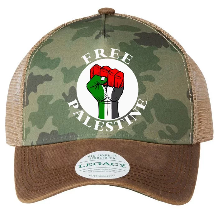 freepalestine free palestine Legacy Tie Dye Trucker Hat