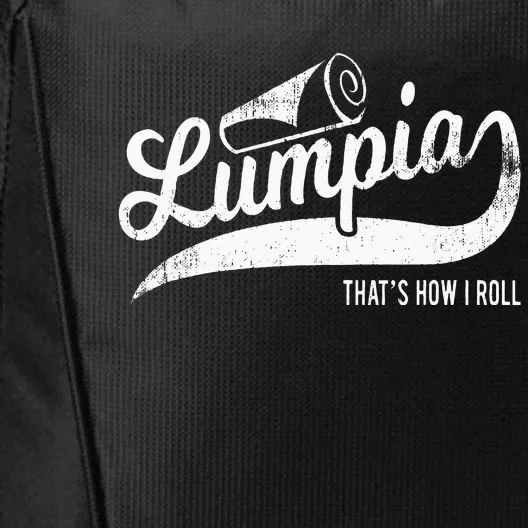 Funny Filipino Pride Lumpia Thats How I Roll Tee City Backpack