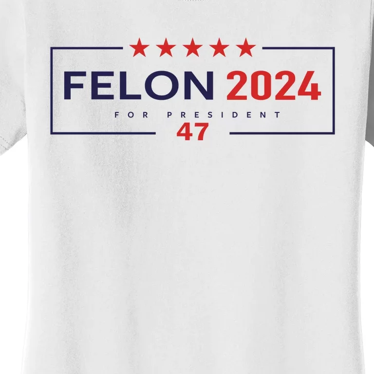 Felon For President 2024 Women's T-Shirt