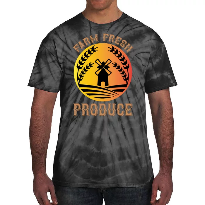 Farm Fresh Produce Tie-Dye T-Shirt