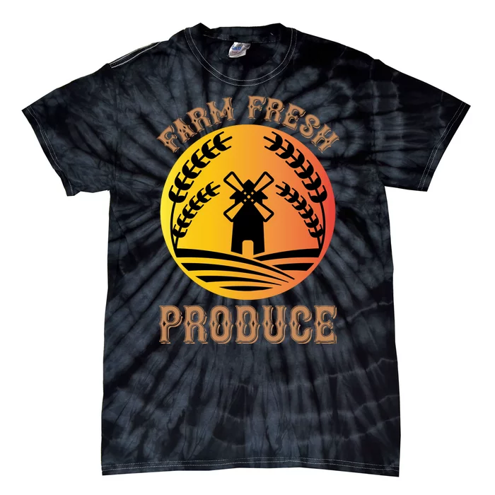 Farm Fresh Produce Tie-Dye T-Shirt