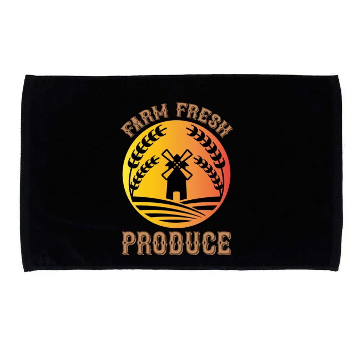 Farm Fresh Produce Microfiber Hand Towel