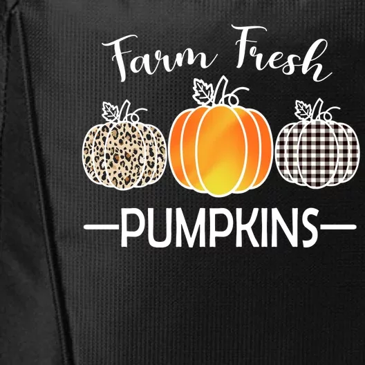 Farm Fresh Pumpkins City Backpack