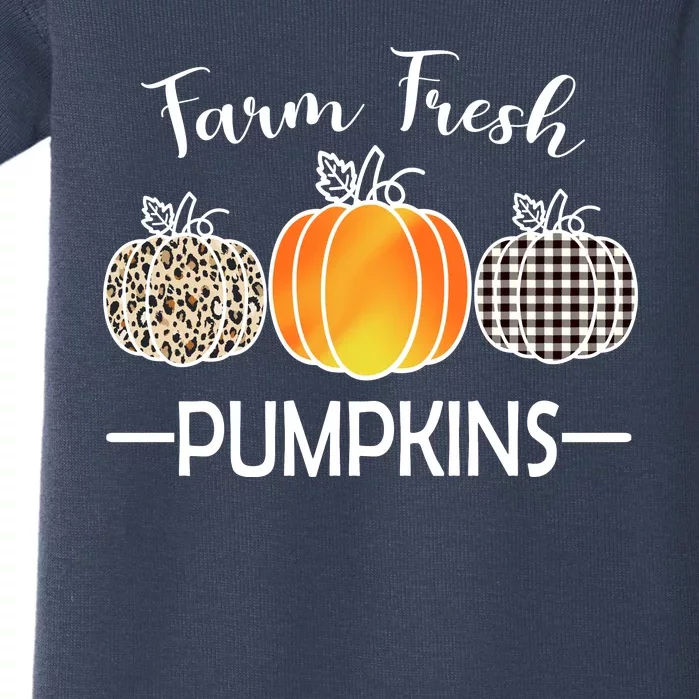 Farm Fresh Pumpkins Baby Bodysuit