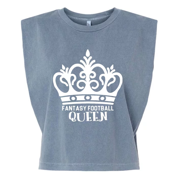 Fantasy Football Queen Garment-Dyed Women's Muscle Tee