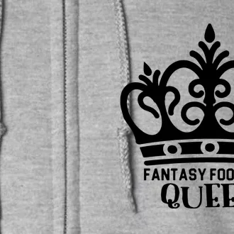 Fantasy Football Queen Full Zip Hoodie