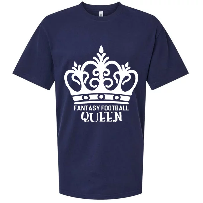 Fantasy Football Queen Sueded Cloud Jersey T-Shirt