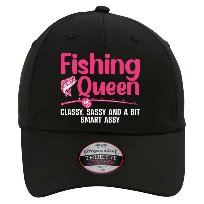 Funny Fishing Queen Design For Women Ladies Fishing Lovers The Original Performance Cap