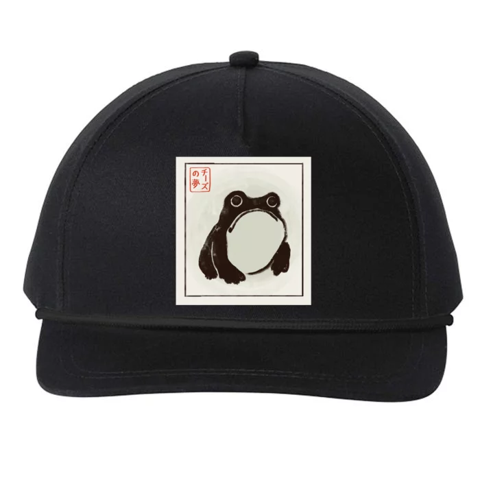 Frog. Snapback Five-Panel Rope Hat