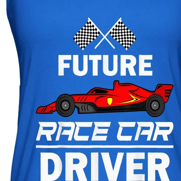 Funny Future Race Car Driver Racing Ladies Essential Flowy Tank