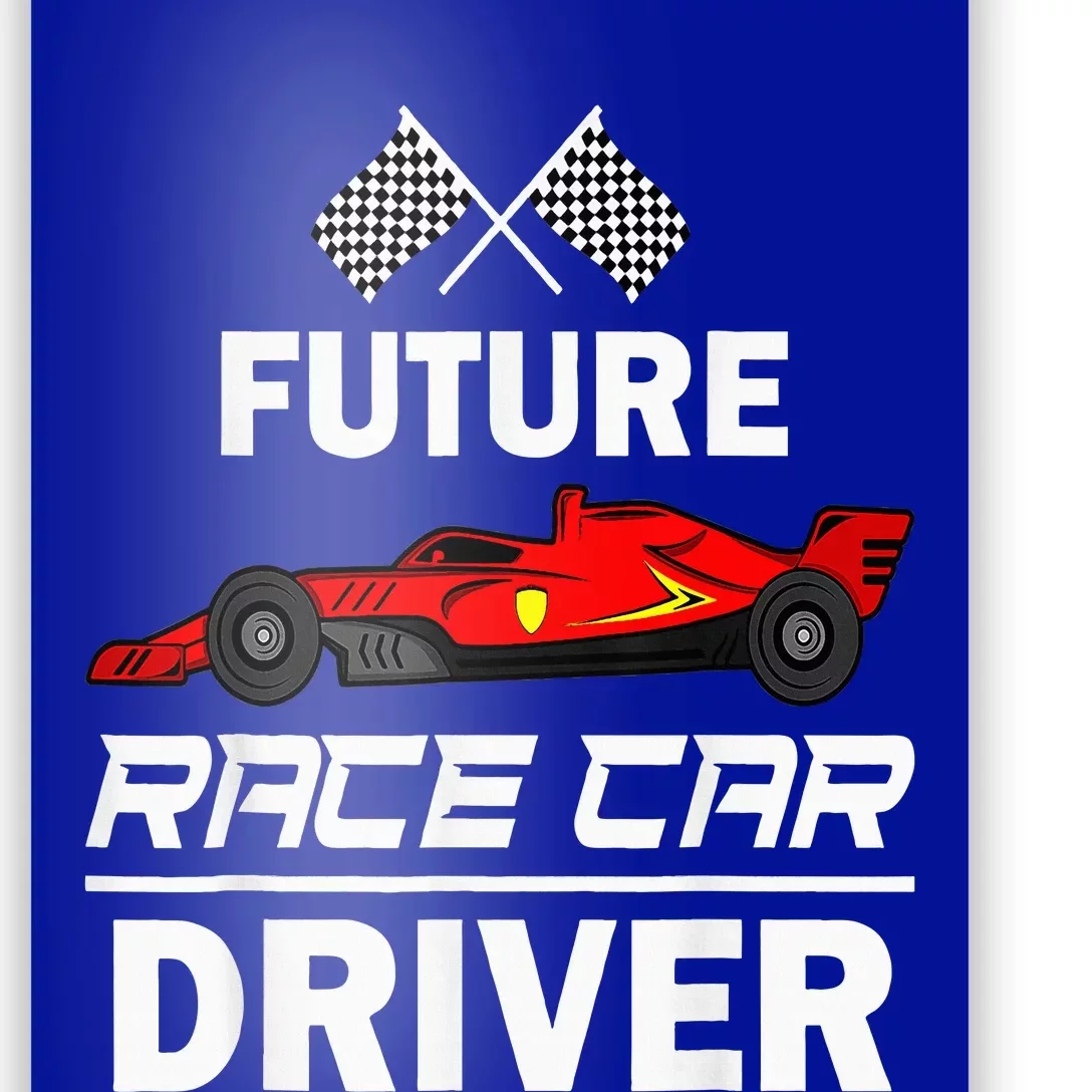 Funny Future Race Car Driver Racing Poster