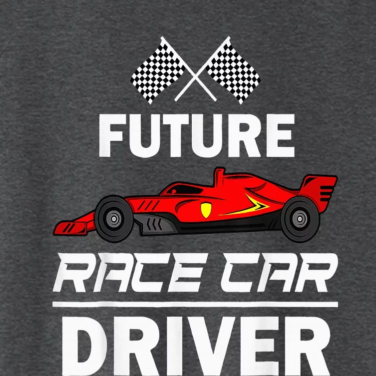 Funny Future Race Car Driver Racing Women's Crop Top Tee