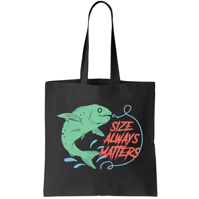 Funny Fishing Rod Fish - Fisherman Tote Bag