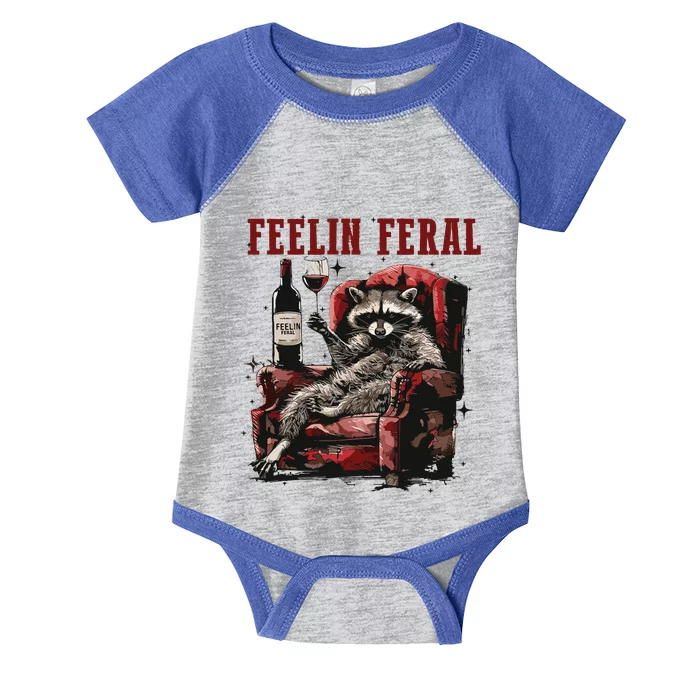 Feeling Feral Racoon Infant Baby Jersey Bodysuit