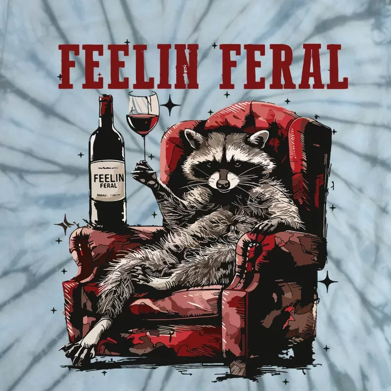 Feeling Feral Racoon Tie-Dye T-Shirt