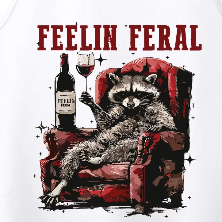 Feeling Feral Racoon Performance Tank