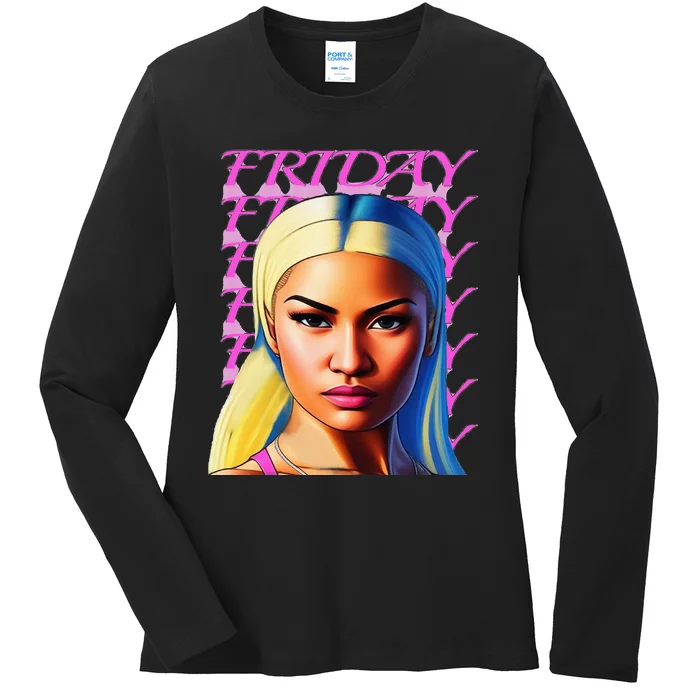 Friday Ladies Long Sleeve Shirt