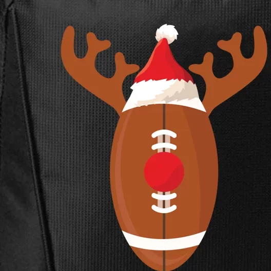 Funny Football Reindeer Christmas Football Lover Gift City Backpack