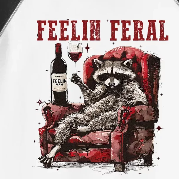 Feeling Feral Racoon Toddler Fine Jersey T-Shirt