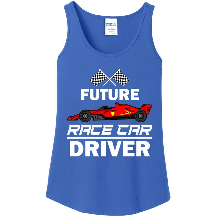 Funny Future Race Car Driver Gift Racing Gift Ladies Essential Tank