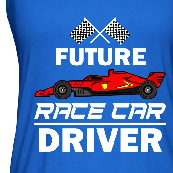 Funny Future Race Car Driver Gift Racing Gift Ladies Essential Flowy Tank