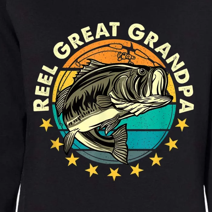 Funny Fishermen Reel Great Grandpa Mens Fishing Grandfather Womens California Wash Sweatshirt