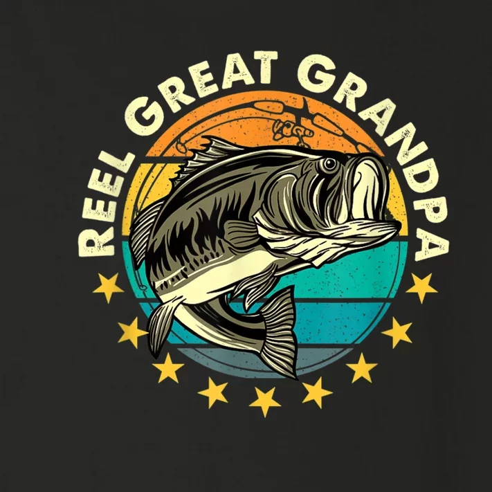 Funny Fishermen Reel Great Grandpa Mens Fishing Grandfather Toddler Long Sleeve Shirt